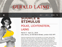 Tablet Screenshot of geraldlaing.org